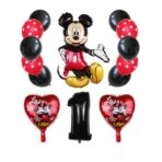 1 - ojo gimtadienio Mickey Mouse balionų rinkinys