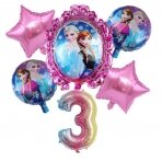 3 - ojo gimtadienio Frozen balionų rinkinys