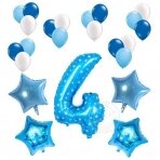 4 - ojo gimtadienio balionų rinkinys