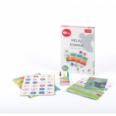 Mokomasis žaidimas „Kelių eismas“, lietuvių k. 2