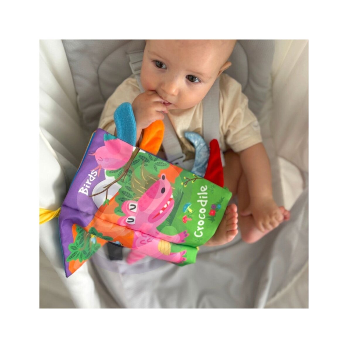 WOOPIE BABY Medžiaginė knygelė su miško gyvūnų uodegėlėmis 7 WOOPIE BABY Medžiaginė knygelė su miško gyvūnų uodegėlėmis 7