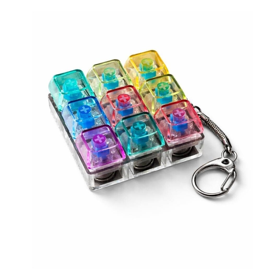Antistresinis fidget pakabukas klaviatūra LED Antistresinis fidget pakabukas klaviatūra LED