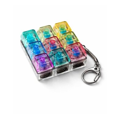 Antistresinis fidget pakabukas klaviatūra LED Antistresinis fidget pakabukas klaviatūra LED
