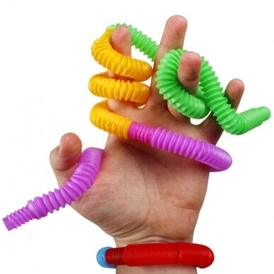 Antistresinis žaislas Pop Tube, 3 vnt., 15 cm 2