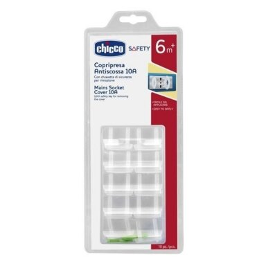 Apsaugos elektros rozetėms Chicco Safe, 10 vnt.