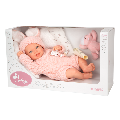 Arias Reborn lėlė kūdikėlis rožiniais rūbeliais, Lucia, 45 cm 3 Arias Reborn lėlė kūdikėlis rožiniais rūbeliais, Lucia, 45 cm 3