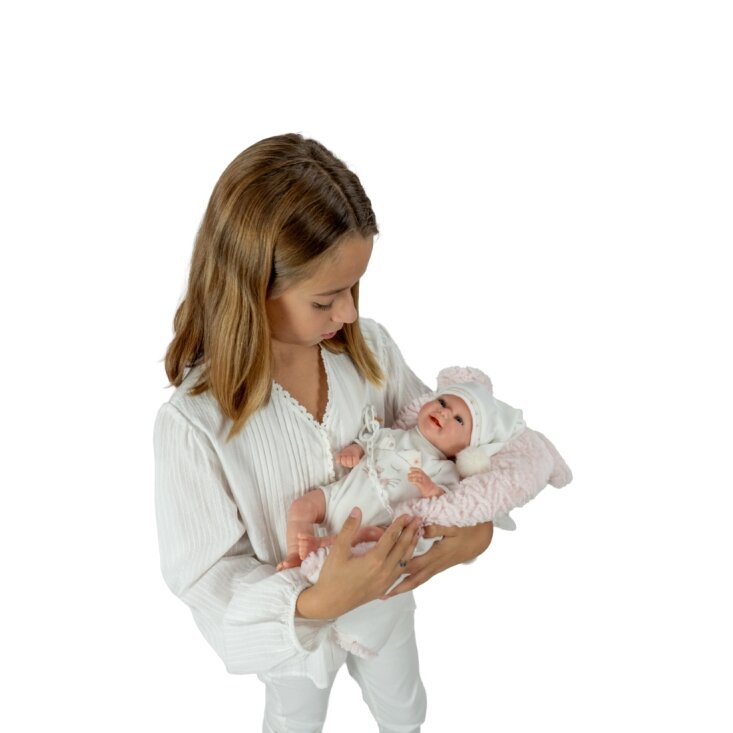 Arias Reborn lėlė kūdikėlis su miego pagalve, 35 cm 9 Arias Reborn lėlė kūdikėlis su miego pagalve, 35 cm 9