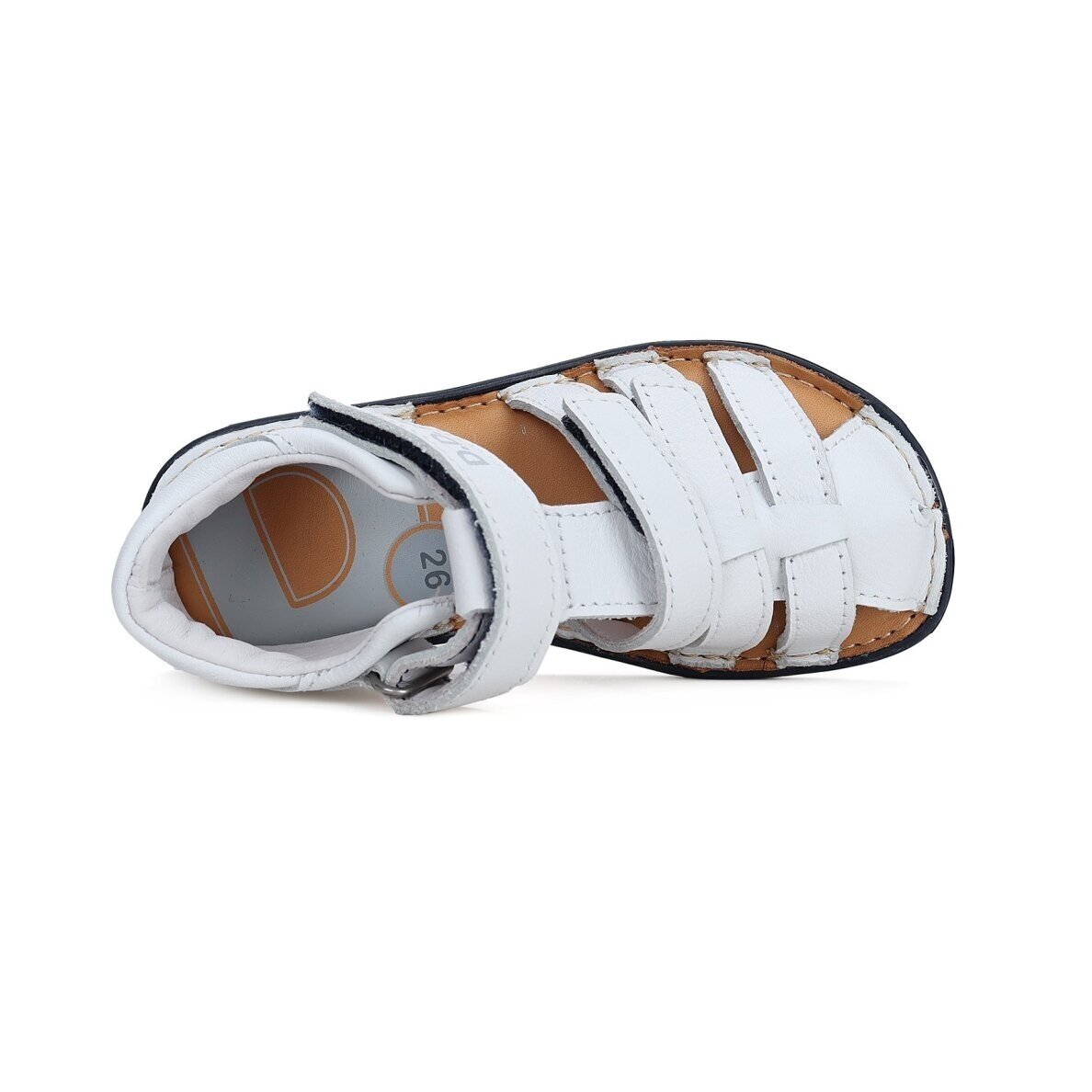 Baltos barefoot basutės 20-25 d. G076-41876A 2