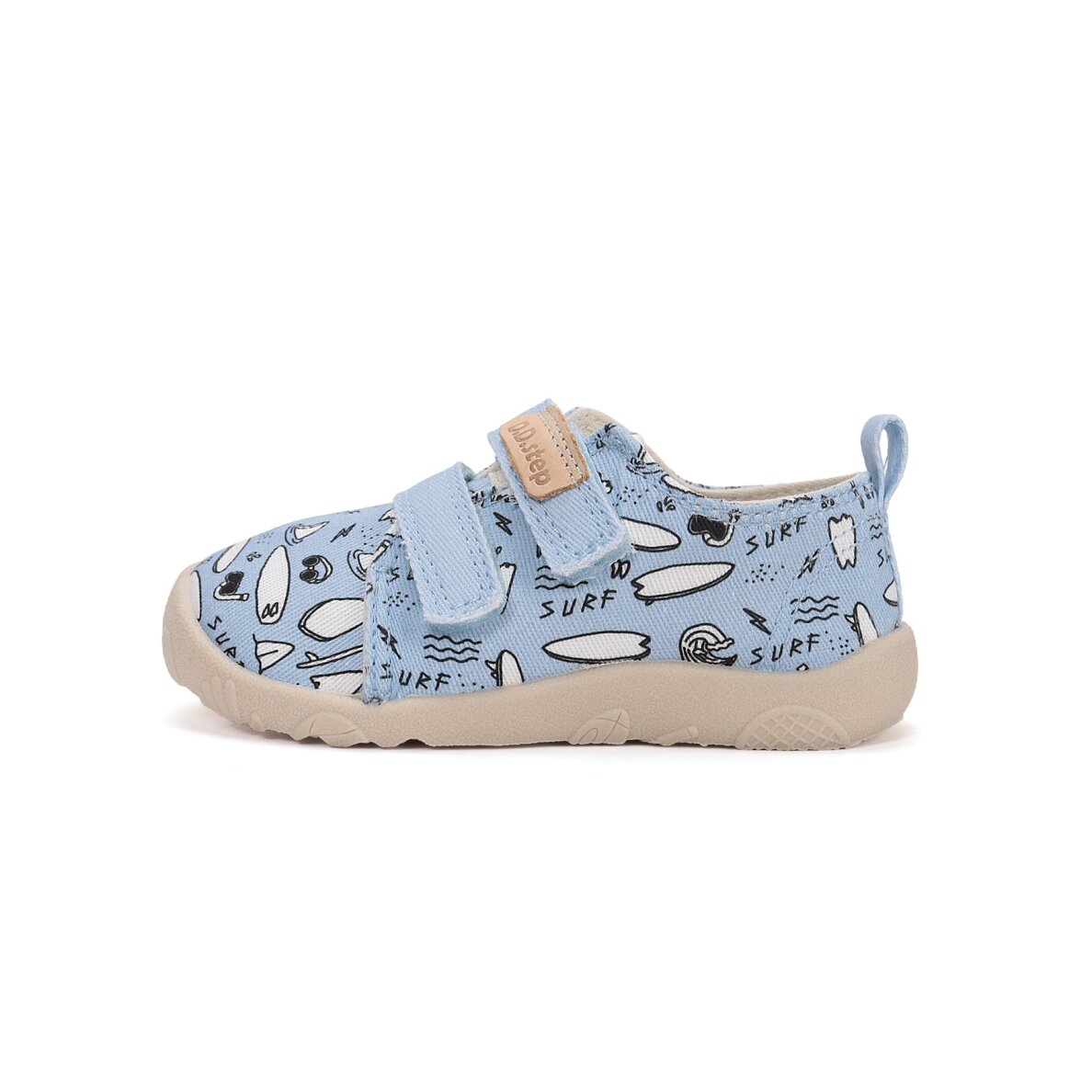 Barefoot canvas kambariniai batai 26-31 d. C086-61877M Barefoot canvas kambariniai batai 26-31 d. C086-61877M