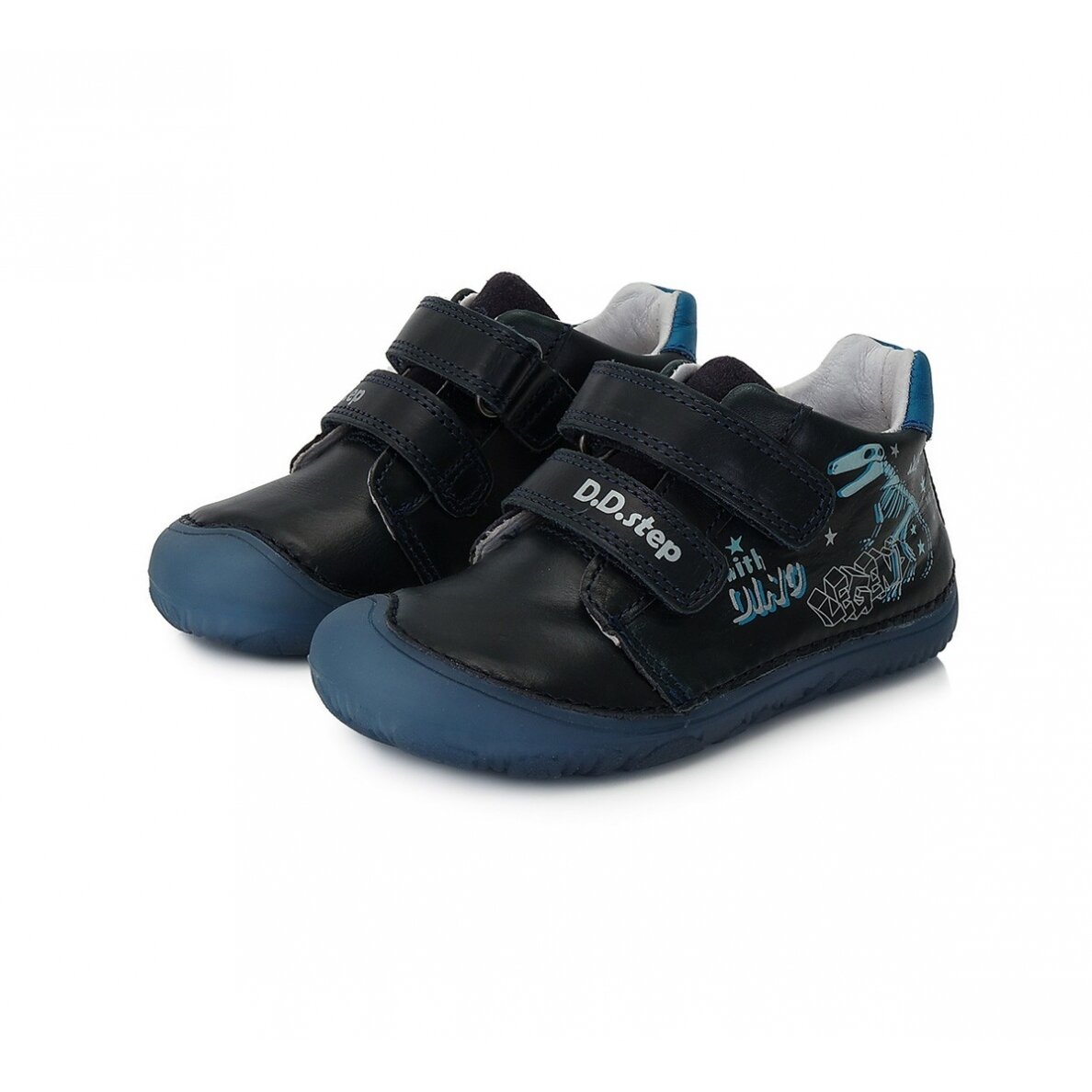 Barefoot tamsiai mėlyni batai 20-25 d. S073-328A 5 Barefoot tamsiai mėlyni batai 20-25 d. S073-328A 5