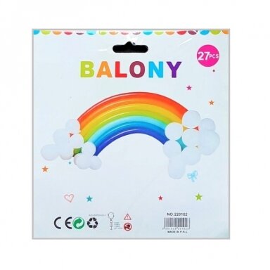 Balionų rinkinys Vaivorykštė