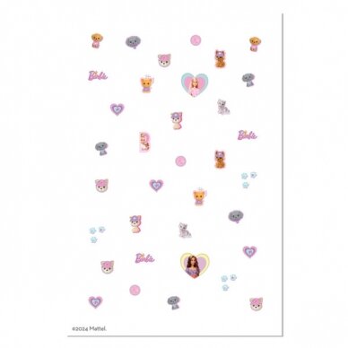 Barbie Snails nagų lipdukai, Barbie™ and Pets 2