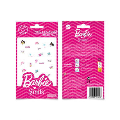 Barbie Snails nagų lipdukai, Dream Team 2 Barbie Snails nagų lipdukai, Dream Team 2