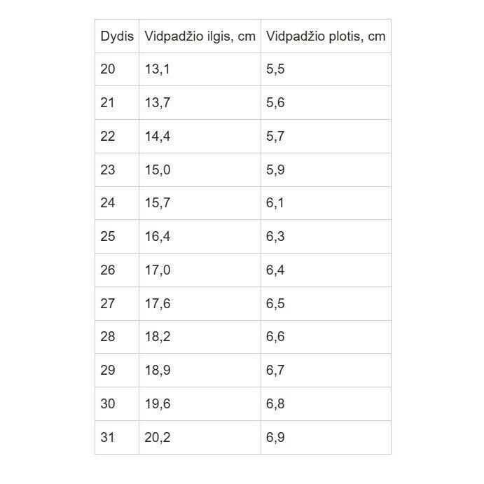 Batai su vilna 20-25 d. W071-62869W 7 Batai su vilna 20-25 d. W071-62869W 7