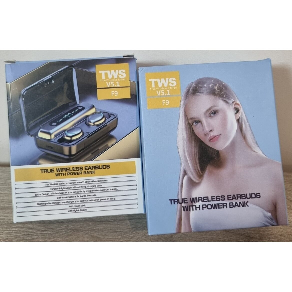 Belaidės ausinės TWS V5.1