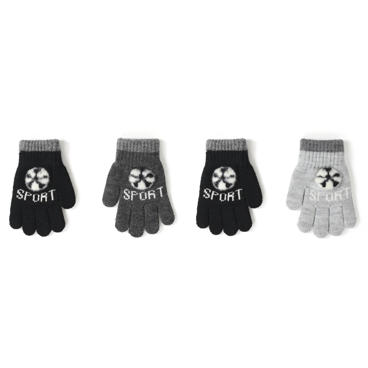 Berniukiškos pirštuotos pirštinės Futbolas, 15 cm Berniukiškos pirštuotos pirštinės Futbolas, 15 cm