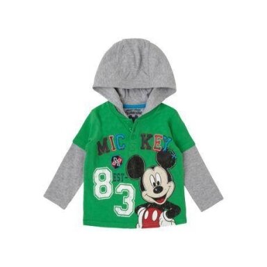 Berniukiška palaidinės su kapišonu "Mickey Mouse"