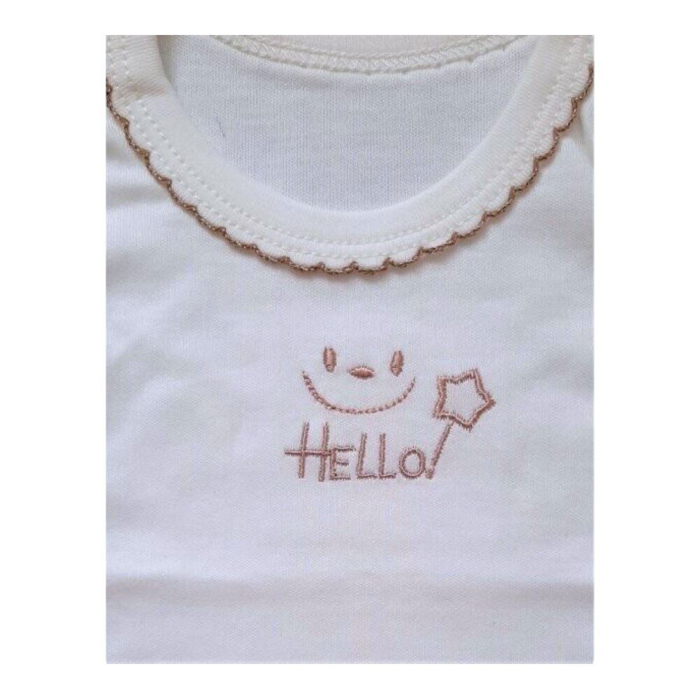 Bodžiukas be rankovių "Hello" 1 Bodžiukas be rankovių "Hello" 1