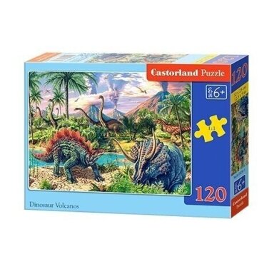 Castorland dėlionė DINOSAUR VOLCANOS 120 det.