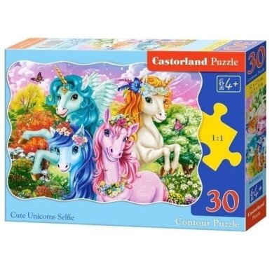 Castorland Cute Unicorns Selfie 30 det. Castorland Cute Unicorns Selfie 30 det.