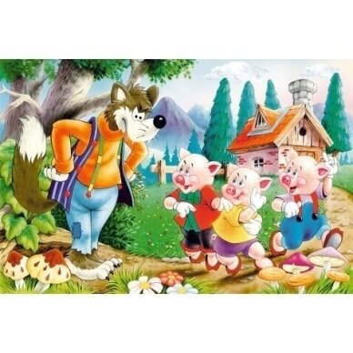 Castorland dėlionė Three Little Pigs 60 det. 1