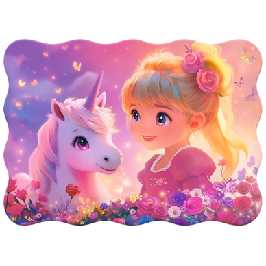 Castorland Princess with Unicorn 30 det 1 Castorland Princess with Unicorn 30 det 1