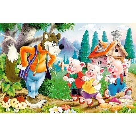 Castorland dėlionė Three Little Pigs 60 det. 1 Castorland dėlionė Three Little Pigs 60 det. 1
