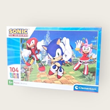 Clementoni dėlionė Sonic, 104 detalės