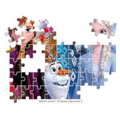 Clementoni Dėlionė „Frozen“ 30 det. 2 Clementoni Dėlionė „Frozen“ 30 det. 2