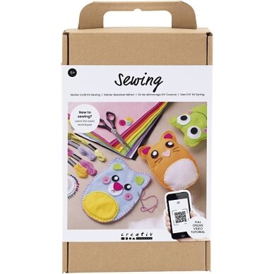 Creativ siuvimo rinkinys, meškiukai 1 Creativ siuvimo rinkinys, meškiukai 1
