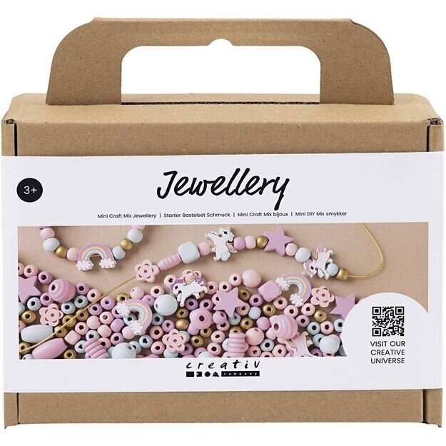 Creativ papuošalų gaminimo rinkinys, pastelinių spalvų 1