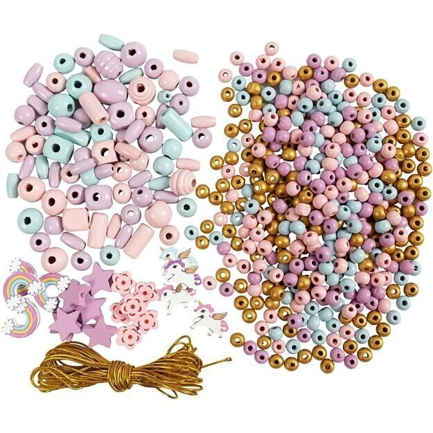 Creativ papuošalų gaminimo rinkinys, pastelinių spalvų 4