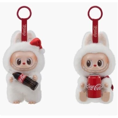 Dainuojantis minkštas pliušinis pakabukas LABUBU “COCA-COLA” Dainuojantis minkštas pliušinis pakabukas LABUBU “COCA-COLA”