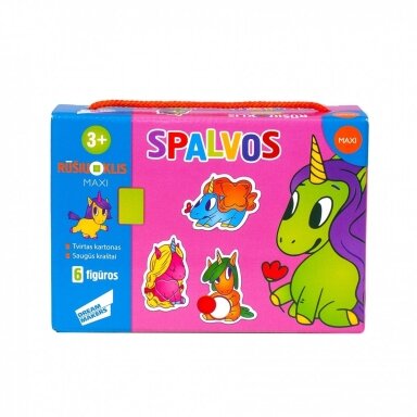 Dėlionė mažiausiems SPALVOS