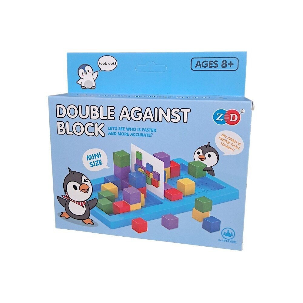Double Against Block – loginis greičio žaidimas Double Against Block – loginis greičio žaidimas