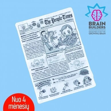 Dovana kūdikiui „Pirmieji žaisliukai Brain Builders TOP 5” 1