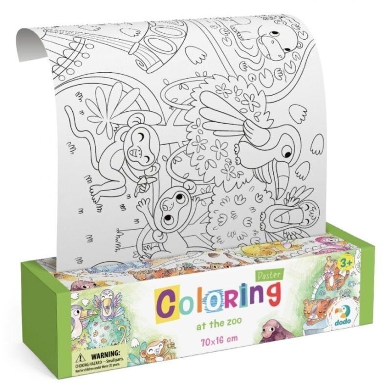 Dodo spalvinimo ritinys Zoologijos sodas, 70x16 cm Dodo spalvinimo ritinys Zoologijos sodas, 70x16 cm