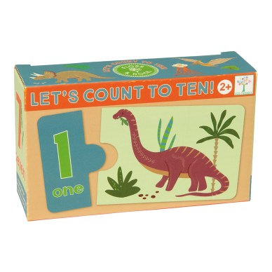 Edukacinis žaidimas-dėlionė Skaičiuok iki 10, Dinozaurai 1 Edukacinis žaidimas-dėlionė Skaičiuok iki 10, Dinozaurai 1