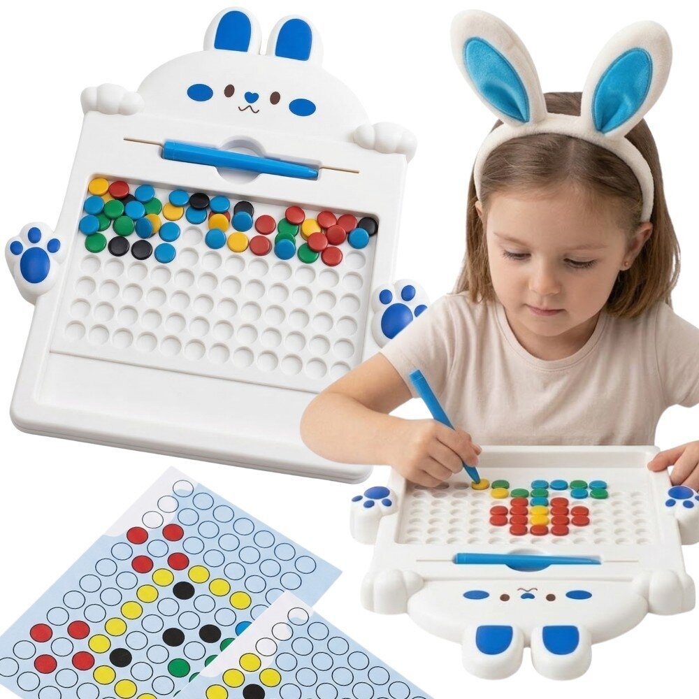 WOOPIE Magnetinė lenta vaikams Montessori MagPad Triušis WOOPIE Magnetinė lenta vaikams Montessori MagPad Triušis