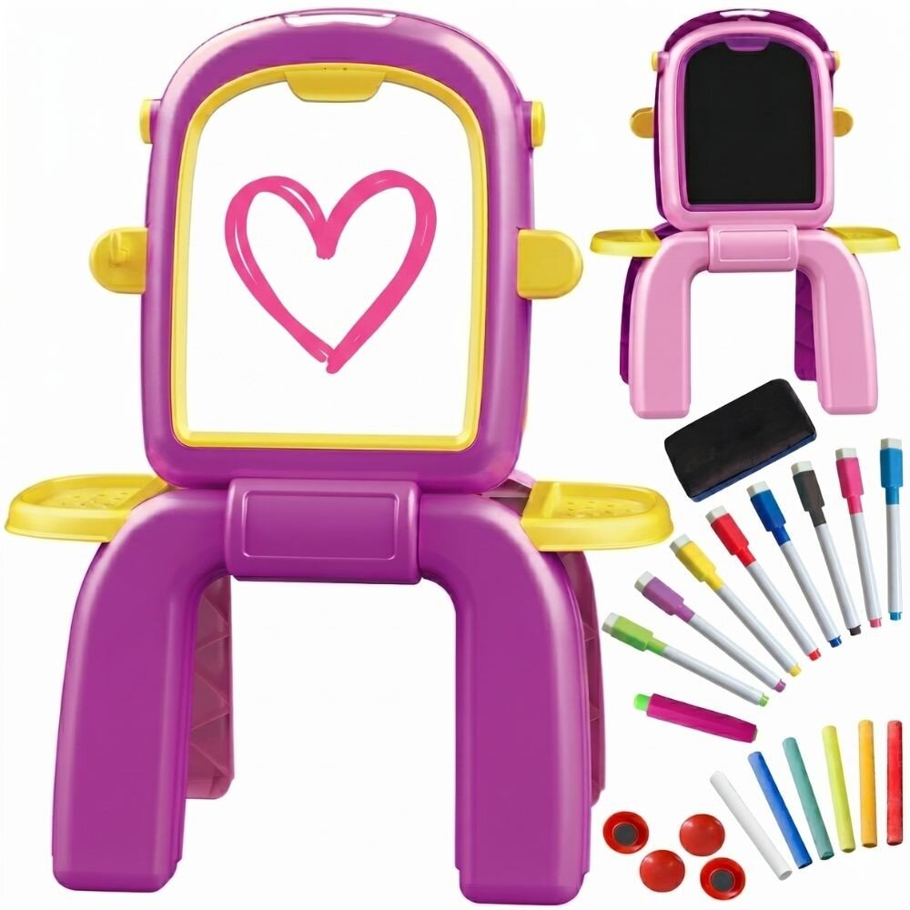 WOOPIE 2-in-1 dvipusė piešimo lenta