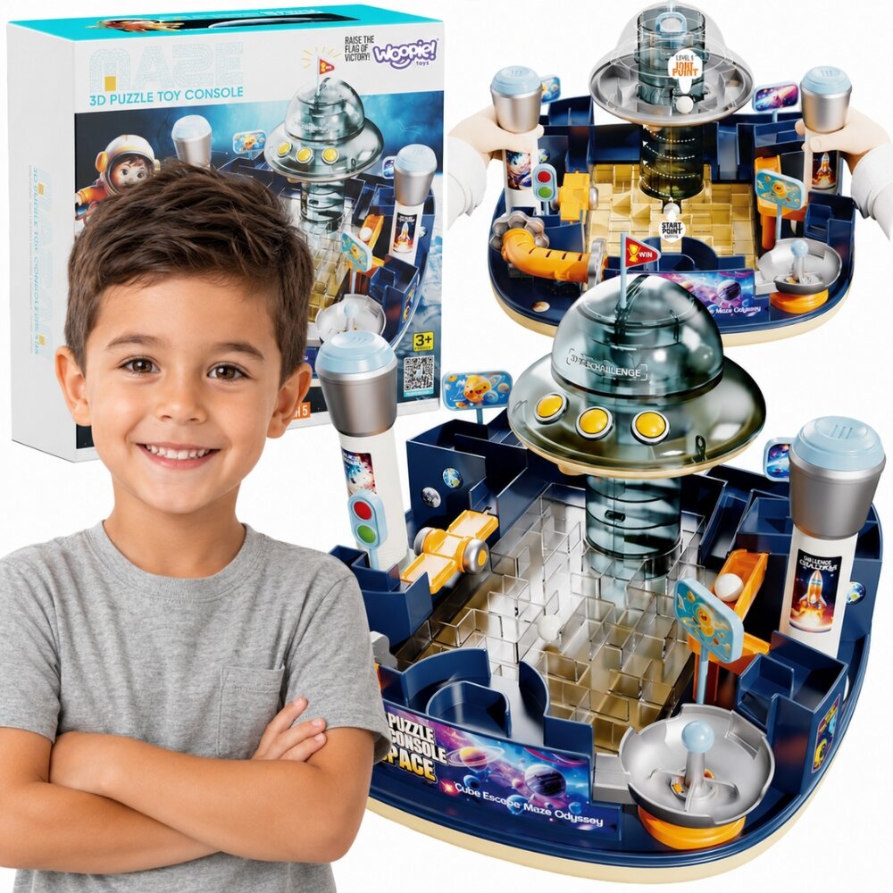 WOOPIE Space Maze 3D arkadinis žaidimas – konsolė WOOPIE Space Maze 3D arkadinis žaidimas – konsolė