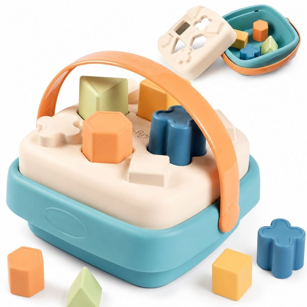 SMOBY Little Green rūšiuoklis bioplastiko krepšelyje SMOBY Little Green rūšiuoklis bioplastiko krepšelyje