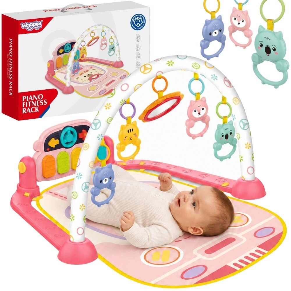 WOOPIE BABY Interaktyvus pianino žaidimų kilimėlis kūdikiams 3 in 1 WOOPIE BABY Interaktyvus pianino žaidimų kilimėlis kūdikiams 3 in 1