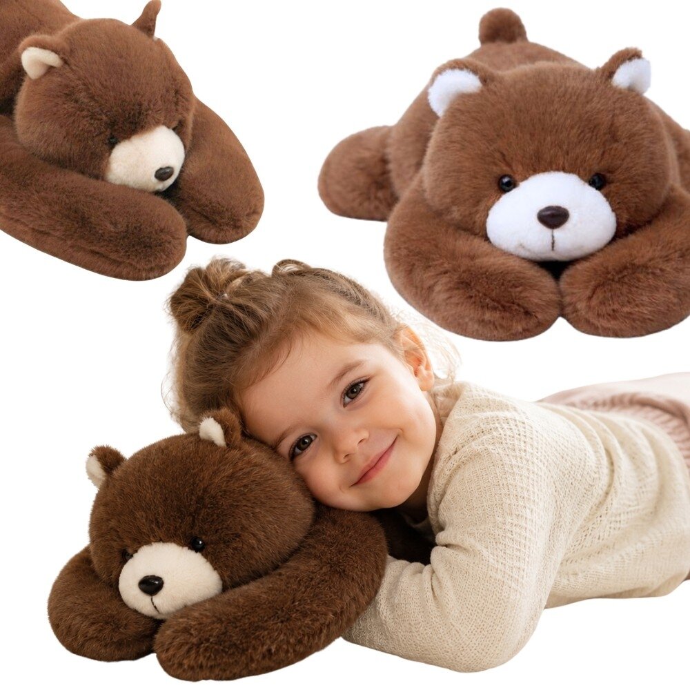WOOPIE sveriamas pliušinis žaislas meškiukas Teddy Bruno antistresinis sensorinis sunkus meškinas, minkštas žaislas 65cm 1500g WOOPIE sveriamas pliušinis žaislas meškiukas Teddy Bruno antistresinis sensorinis sunkus meškinas, minkštas žaislas 65cm 1500g