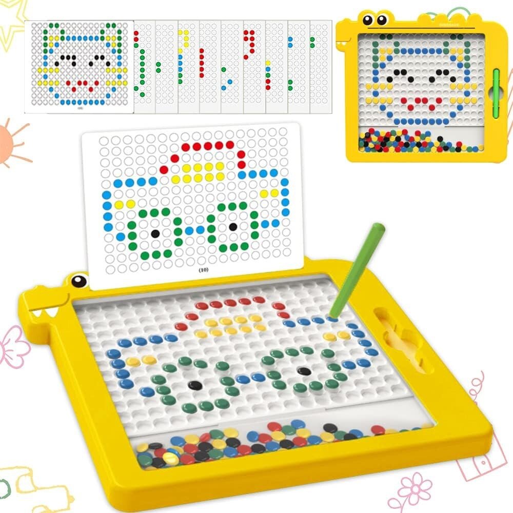 WOOPIE magnetinė lenta vaikams Montessori MagPad dinozauras 5 WOOPIE magnetinė lenta vaikams Montessori MagPad dinozauras 5