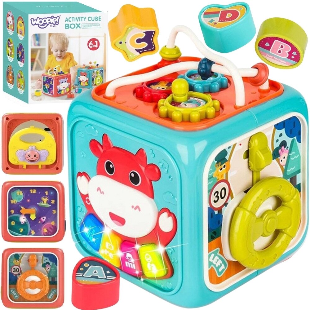 WOOPIE BABY Interaktyvus sensorinis kubas edukacinis Montessori rūšiuotuvas 6-in-1 13 WOOPIE BABY Interaktyvus sensorinis kubas edukacinis Montessori rūšiuotuvas 6-in-1 13