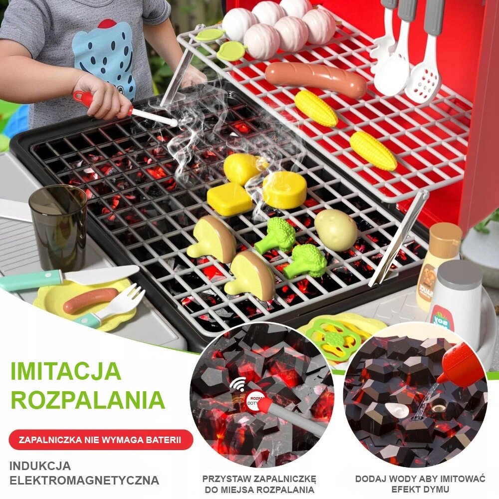 WOOPIE Grilis Barbekiu Sodo Virtuvė Interaktyvus Rinkinys su LED XL 41 vnt. 8 WOOPIE Grilis Barbekiu Sodo Virtuvė Interaktyvus Rinkinys su LED XL 41 vnt. 8