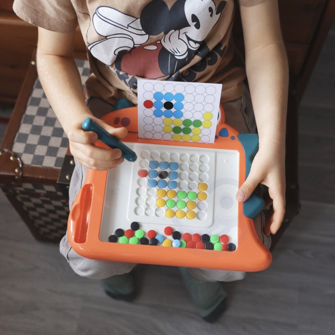 WOOPIE magnetinė lenta vaikams Montessori MagPad Dinozauras 3 WOOPIE magnetinė lenta vaikams Montessori MagPad Dinozauras 3