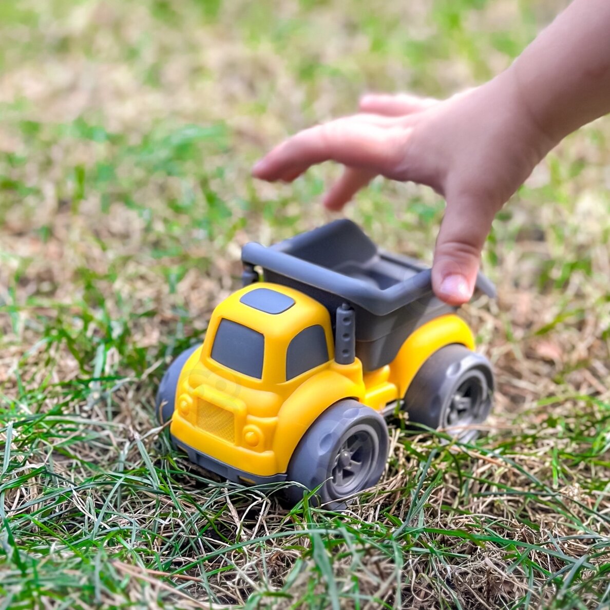 WOOPIE 3-in-1 rinkinys statybinės transporto priemonės šiukšliavežis betono maišyklė savivartis 3