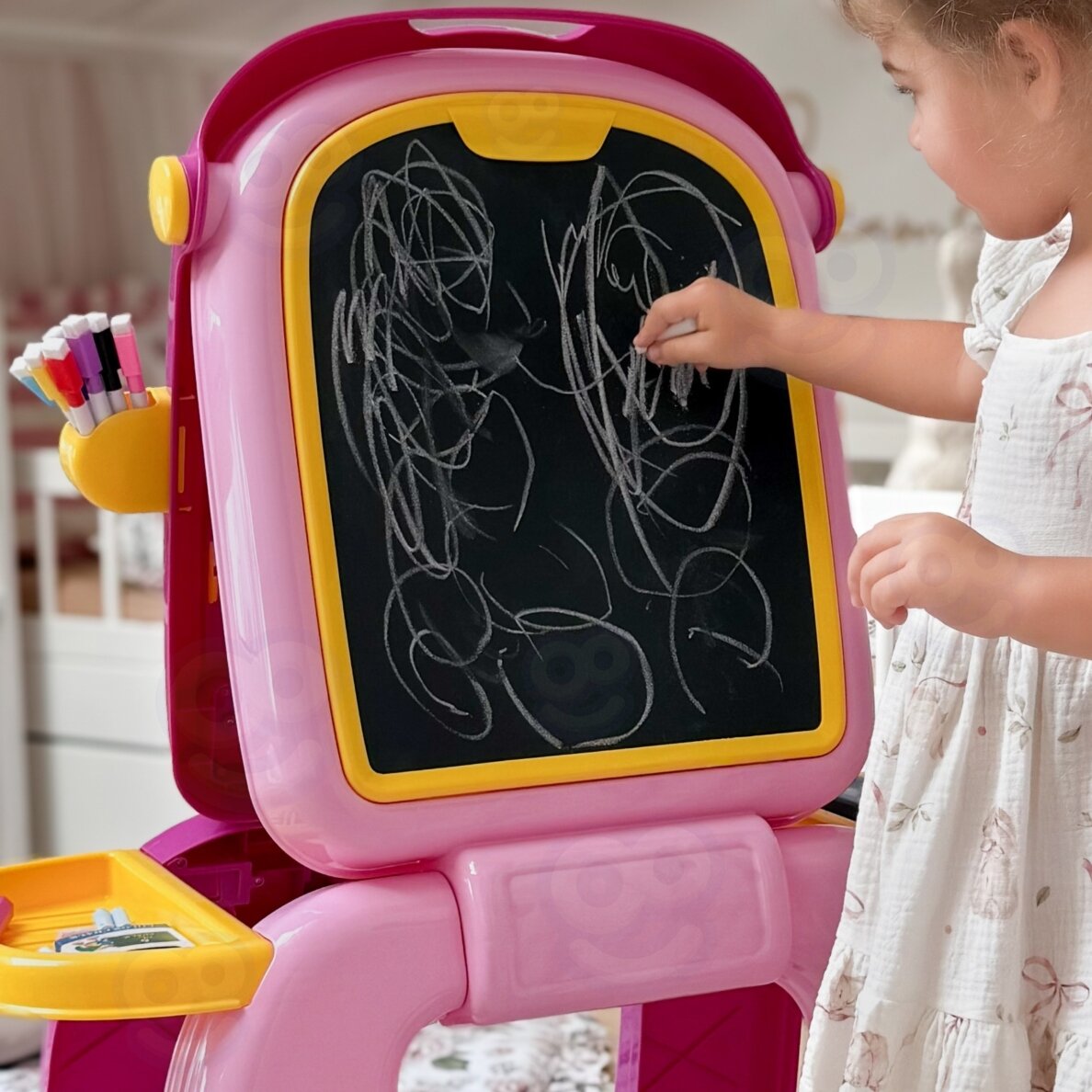 WOOPIE 2-in-1 dvipusė piešimo lenta 4